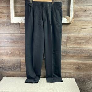 Savane Men’s Dress Pants Slacks, Size 36, Black